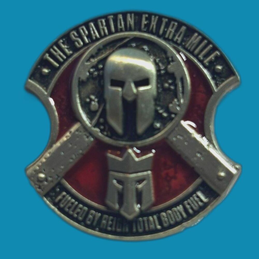 Spartan Race "Extra Mile" Finisher Pin – Reign Total Body Fuel